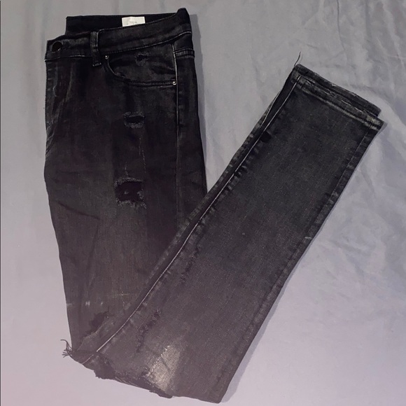 Men's 33 mnml Distressed Skinny Jeans - Picture 1 of 8